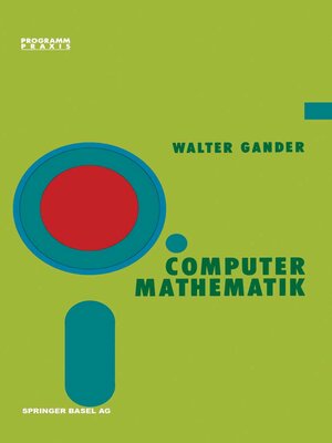 cover image of Computermathematik